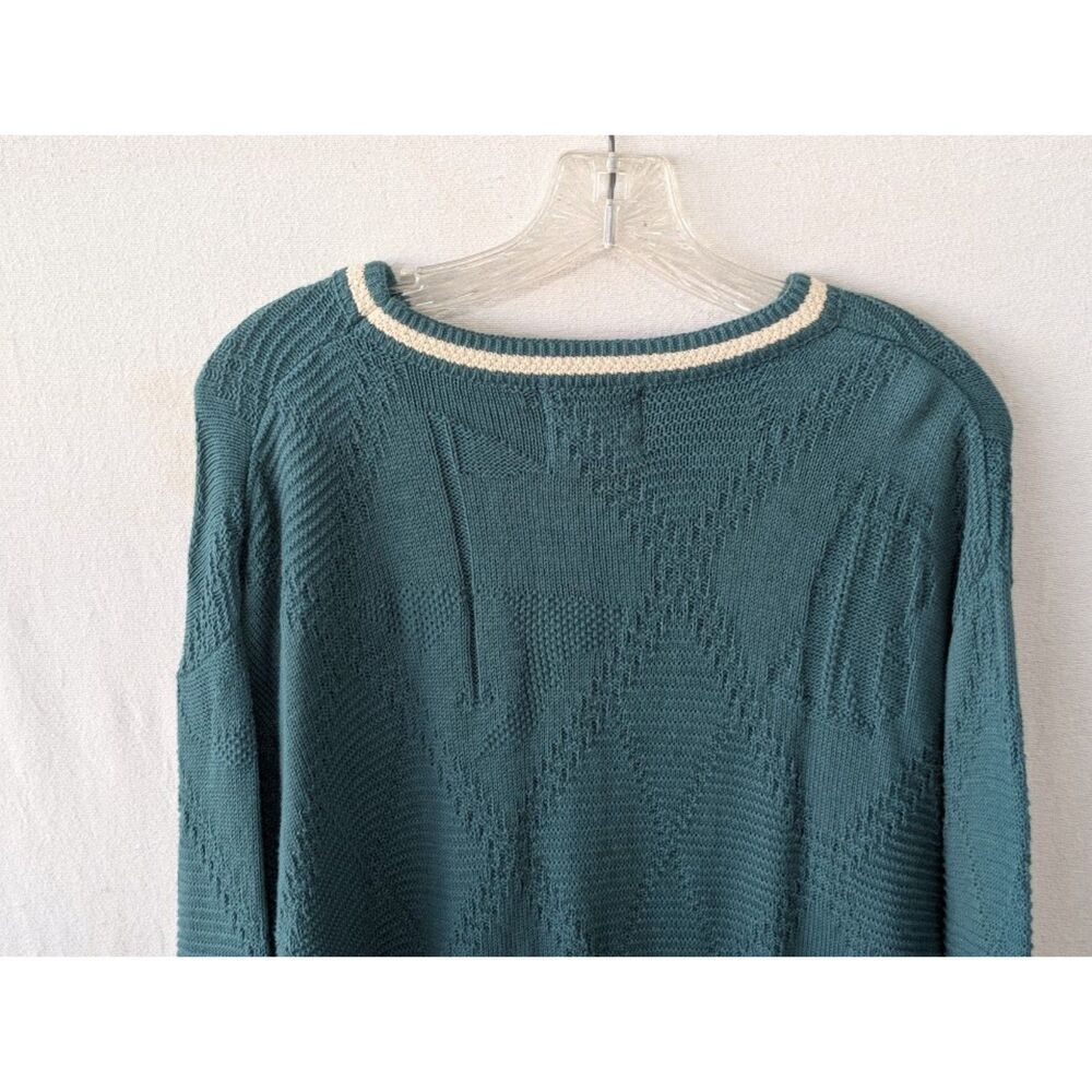 Vintage Expressions Golf Themed Knit Cotton Sweater Men's Size Large - Picture 7 of 14